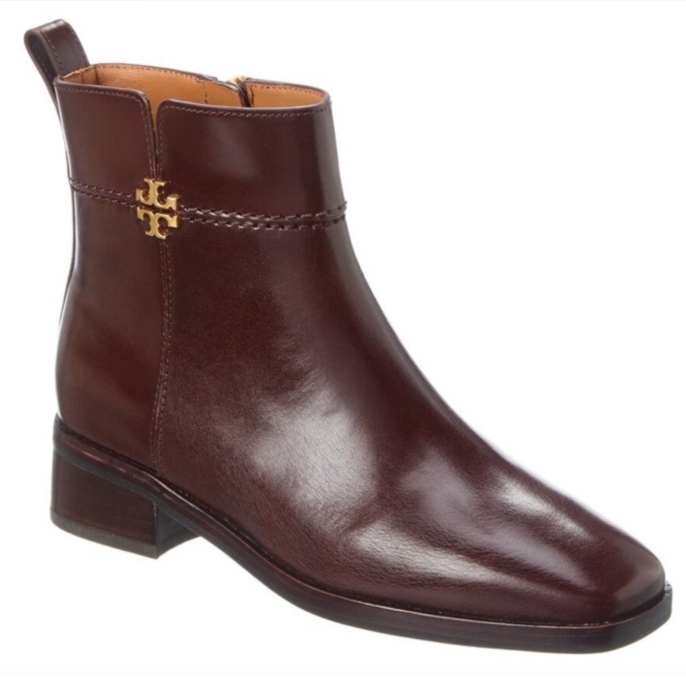 NWT TORY BURCH Logo Leather Boots